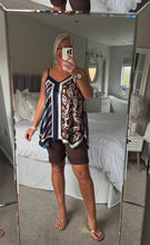Load image into Gallery viewer, The satin strappy baroque vest top
