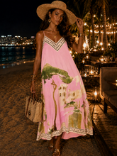 Load image into Gallery viewer, The Amalfi satin strappy dress
