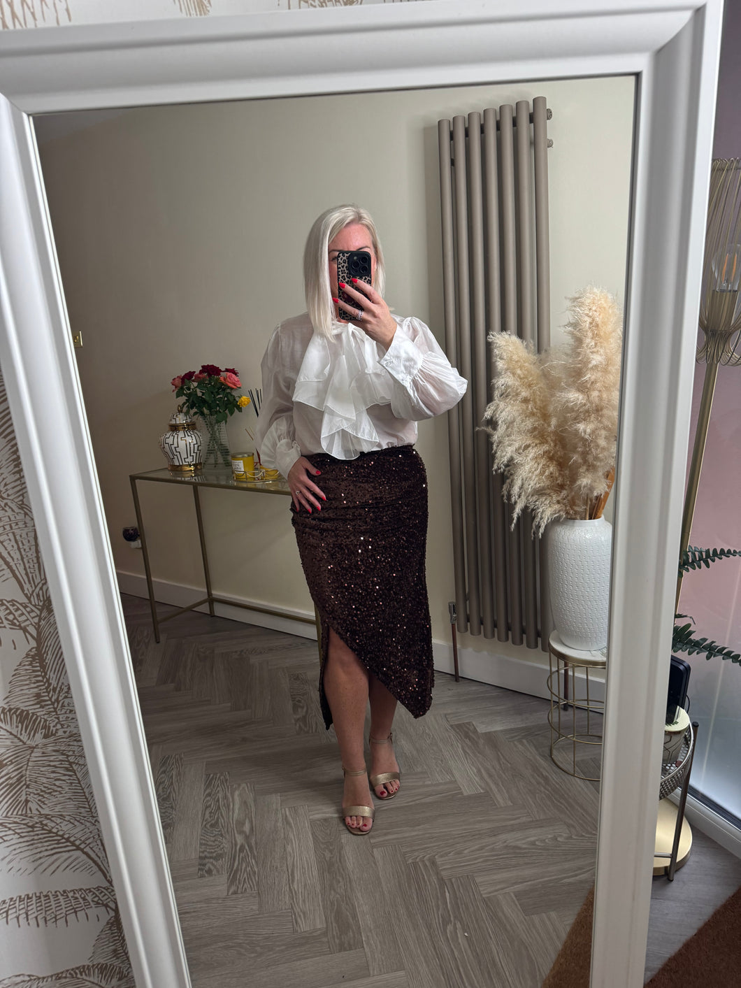 The Tiggy frill blouse