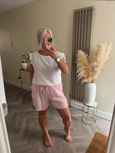 SALE The button back top (no return on sale items)