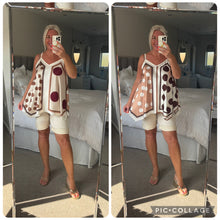 Load image into Gallery viewer, SALE The satin spot strappy vest top (no return on sale items)
