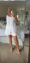 Load image into Gallery viewer, The Bora Bora scalloped Bardot top
