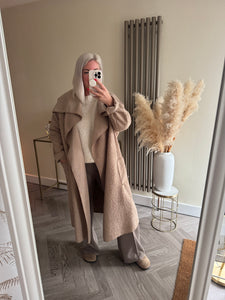 The waterfall boucle coat