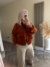 Load image into Gallery viewer, The velour crushed velvet button through jacket
