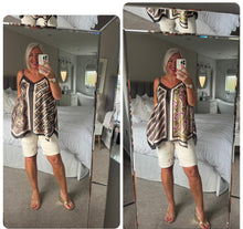 Load image into Gallery viewer, The satin strappy baroque vest top
