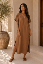 Load image into Gallery viewer, The Saints stud jersey t shirt dress
