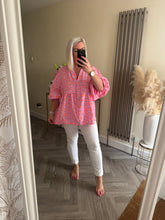Load image into Gallery viewer, The cotton smock tops in animal print &amp; daisy stripe
