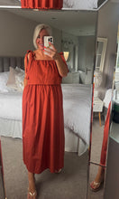 Load image into Gallery viewer, The Ibiza 100% cotton tie shoulder dress
