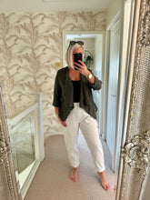 Load image into Gallery viewer, SALE The linen waterfall jacket  (No return on sale items)
