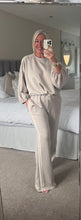 Load image into Gallery viewer, The Sports Luxe stripe seam puff hem tracksuit
