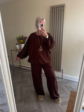 Load image into Gallery viewer, The Luxe jersey balloon hem tracksuit with separate necklace
