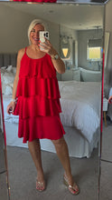Load image into Gallery viewer, The Palma chiffon tiered strappy dress
