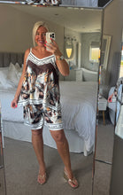 Load image into Gallery viewer, The Amalfi satin shorts set
