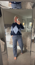 Load image into Gallery viewer, The super stretch denim pin tuck joggers
