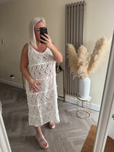 Load image into Gallery viewer, The crochet tiered dress
