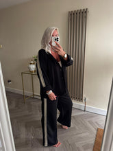 Load image into Gallery viewer, The luxe jersey hooded blazer tracksuit
