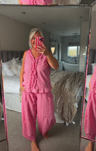 Load image into Gallery viewer, The Georgie gingham trouser suit
