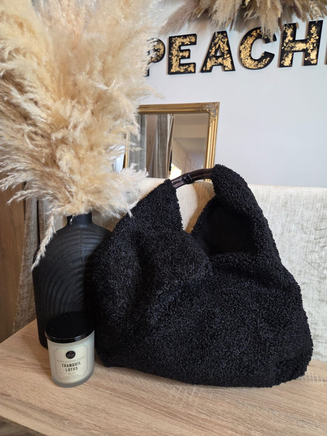 The Borg teddy shoulder bag