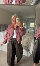 Load image into Gallery viewer, The Checked cotton zip jacket
