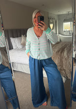 Load image into Gallery viewer, The cotton mix striped cardigan
