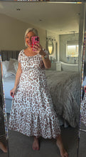 Load image into Gallery viewer, The animal print shirred dress
