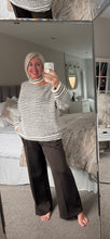 Load image into Gallery viewer, The Ellie striped cut out knit
