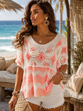 Load image into Gallery viewer, The Ibiza crochet scallop top
