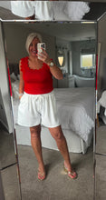 Load image into Gallery viewer, The Red zig zag knitted vest top
