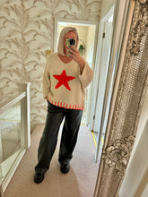 Load image into Gallery viewer, The blanket stitch star jumper
