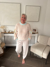 Load image into Gallery viewer, SALE The sequin palm tree sleeve knit (no return on sale items)
