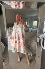 Load image into Gallery viewer, The Amalfi satin shirt dress
