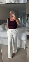Load image into Gallery viewer, The scalloped stud vest top
