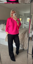 Load image into Gallery viewer, The molly striped sleeve knit
