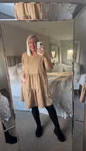 Load image into Gallery viewer, The cord smock dress
