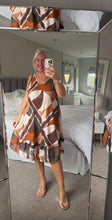Load image into Gallery viewer, The Bora Bora 100% cotton abstract swish dress
