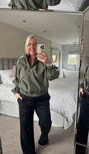 Load image into Gallery viewer, The sports luxe bomber jacket with pockets
