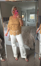 Load image into Gallery viewer, The Bora Bora crochet top with separate vest
