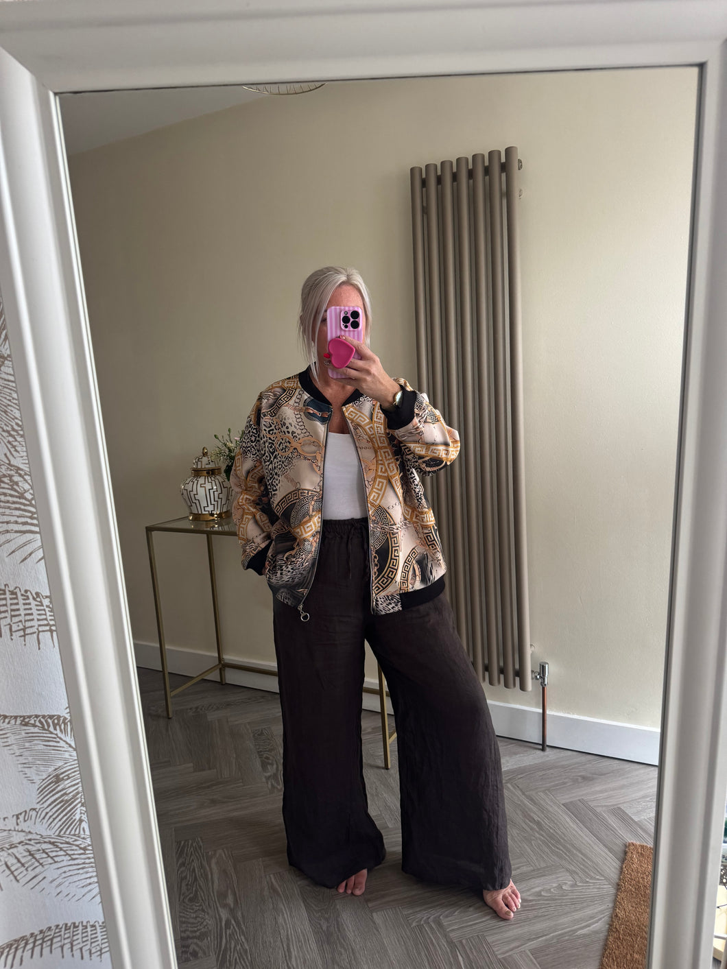 The Donatella bomber jacket with pockets