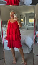 Load image into Gallery viewer, The Palma chiffon tiered strappy dress
