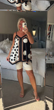 Load image into Gallery viewer, SALE The satin spot strappy vest top (no return on sale items)
