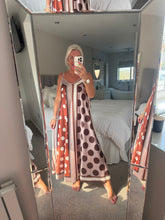 Load image into Gallery viewer, The Satin spot strappy Dress

