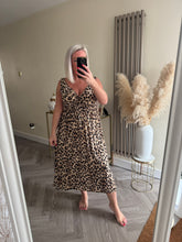Load image into Gallery viewer, The slinky strappy dress in animal print
