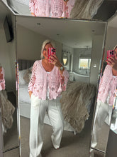 Load image into Gallery viewer, The Bora Bora crochet tie cardigan
