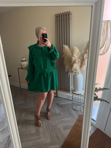 SALE The chiffon frill dress (No return on sale items)
