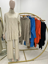 Load image into Gallery viewer, The laetitia mem roll neck cable lounge suit
