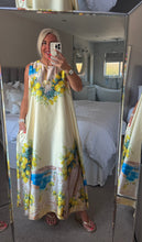Load image into Gallery viewer, The Amalfi lemon satin dress with pockets
