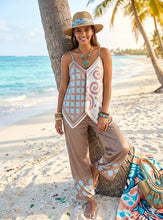 Load image into Gallery viewer, The Ibiza silky bandana print trouser suit
