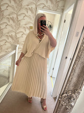 Load image into Gallery viewer, The Nikki pleated cape dress
