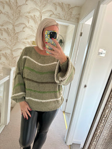 The Lucy striped knit