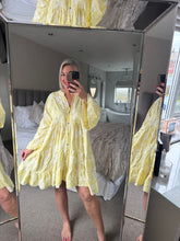 Load image into Gallery viewer, The Bora Bora embroidered smock dress
